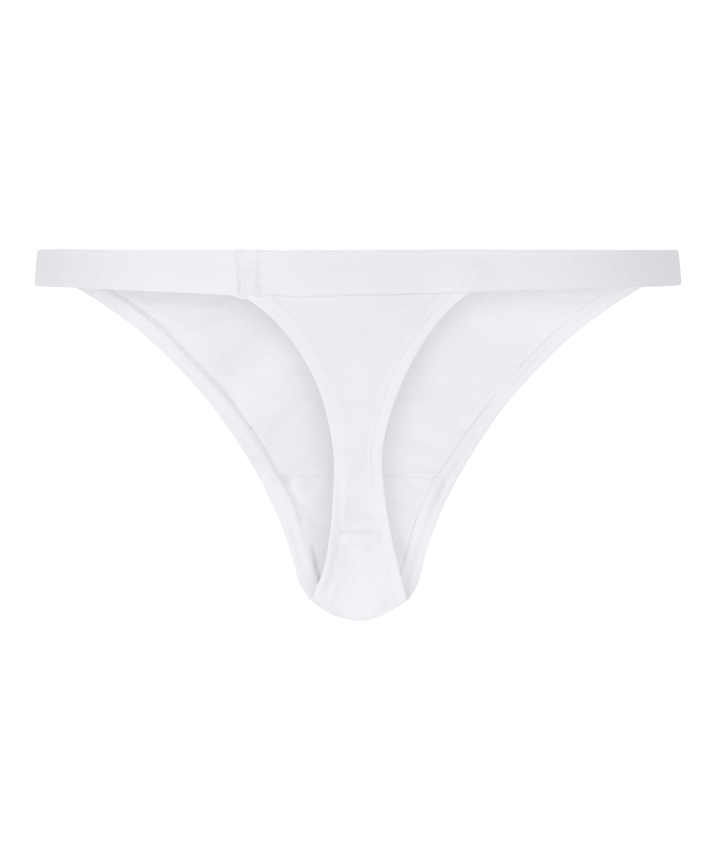 Cotton Thong, White, main