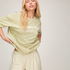 Pyjama Set with Short and T-shirt, Green