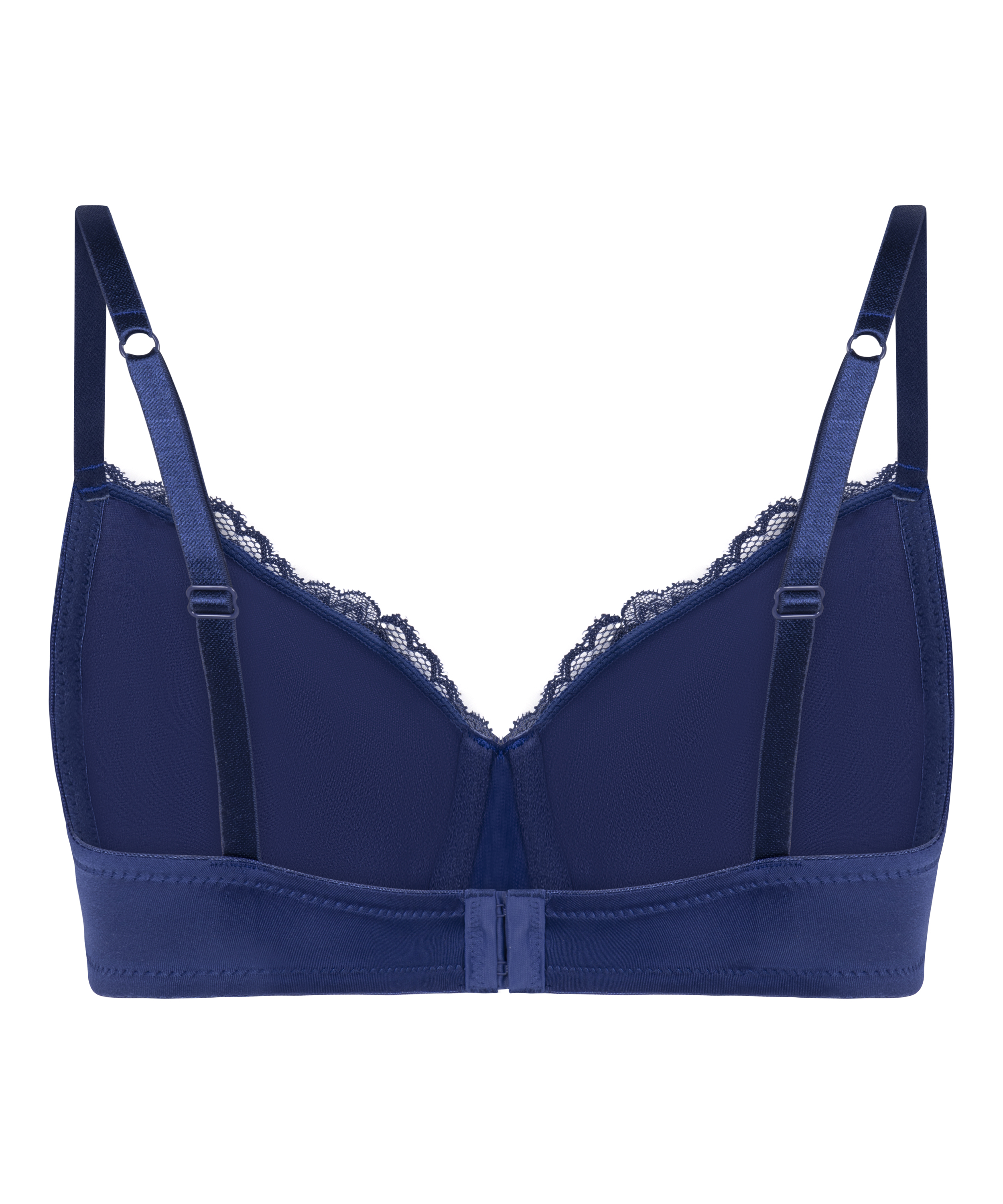 Lace & Shine Padded Underwired Bra, Blue, main