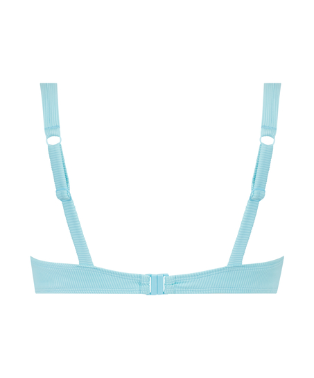 Texture Non-Padded Underwired Bikini Top, Black