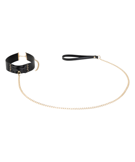 Private Choker Leash, Black