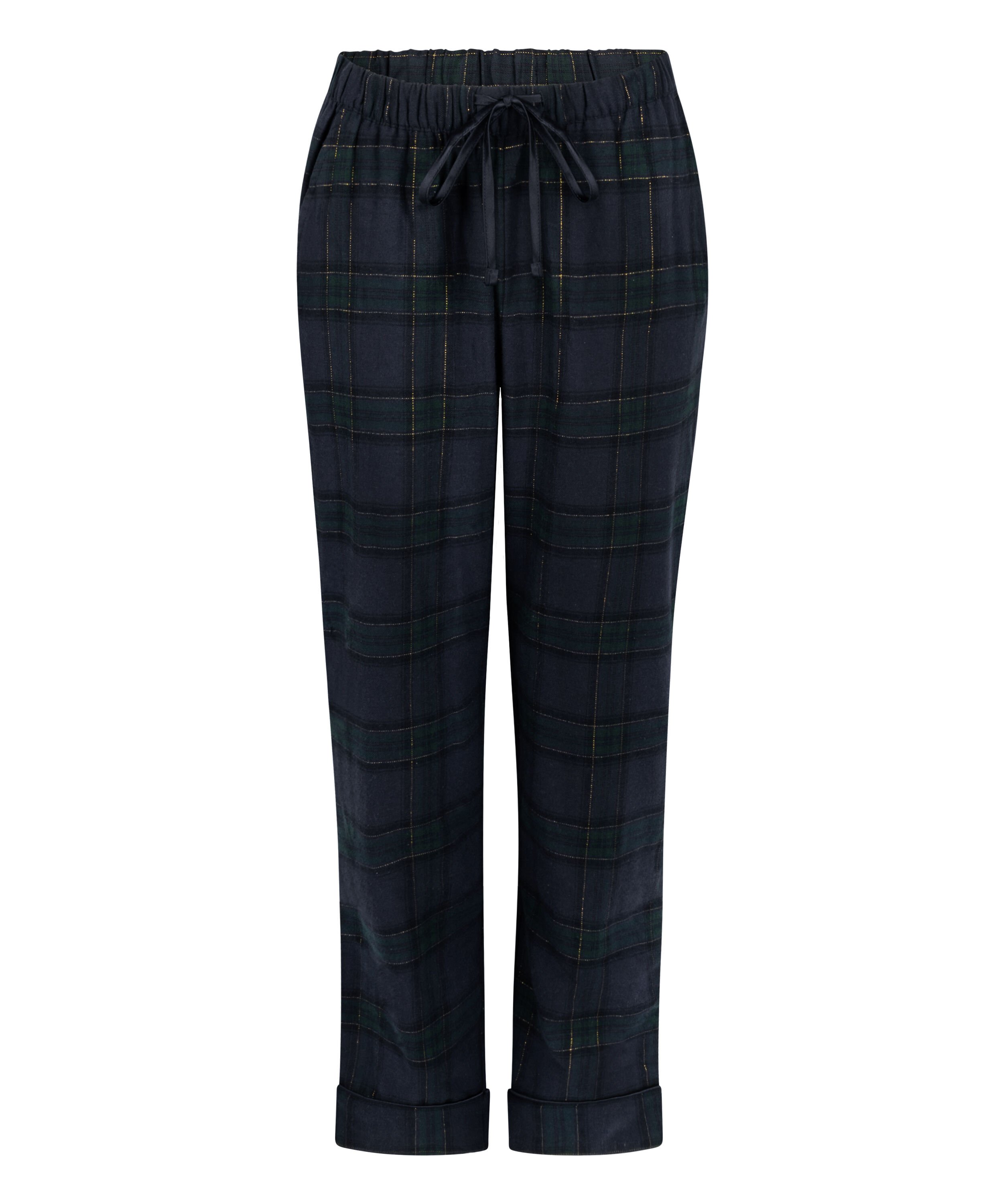 Flannel Pyjama Pants, Blue