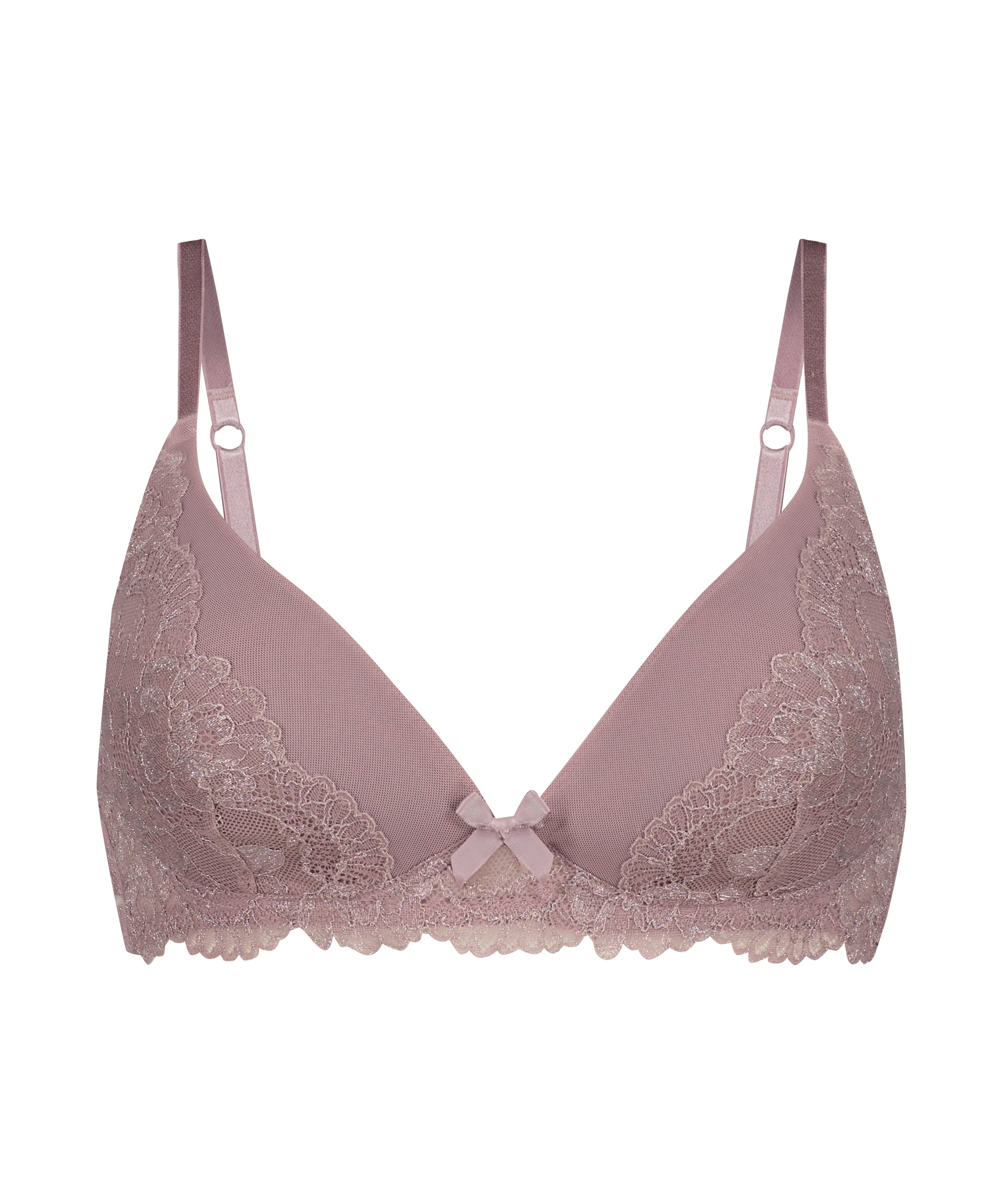 Meghan Padded Non-Wired Bra, Purple, main