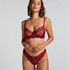 Isabelle Non-Padded Underwired Bra, Red