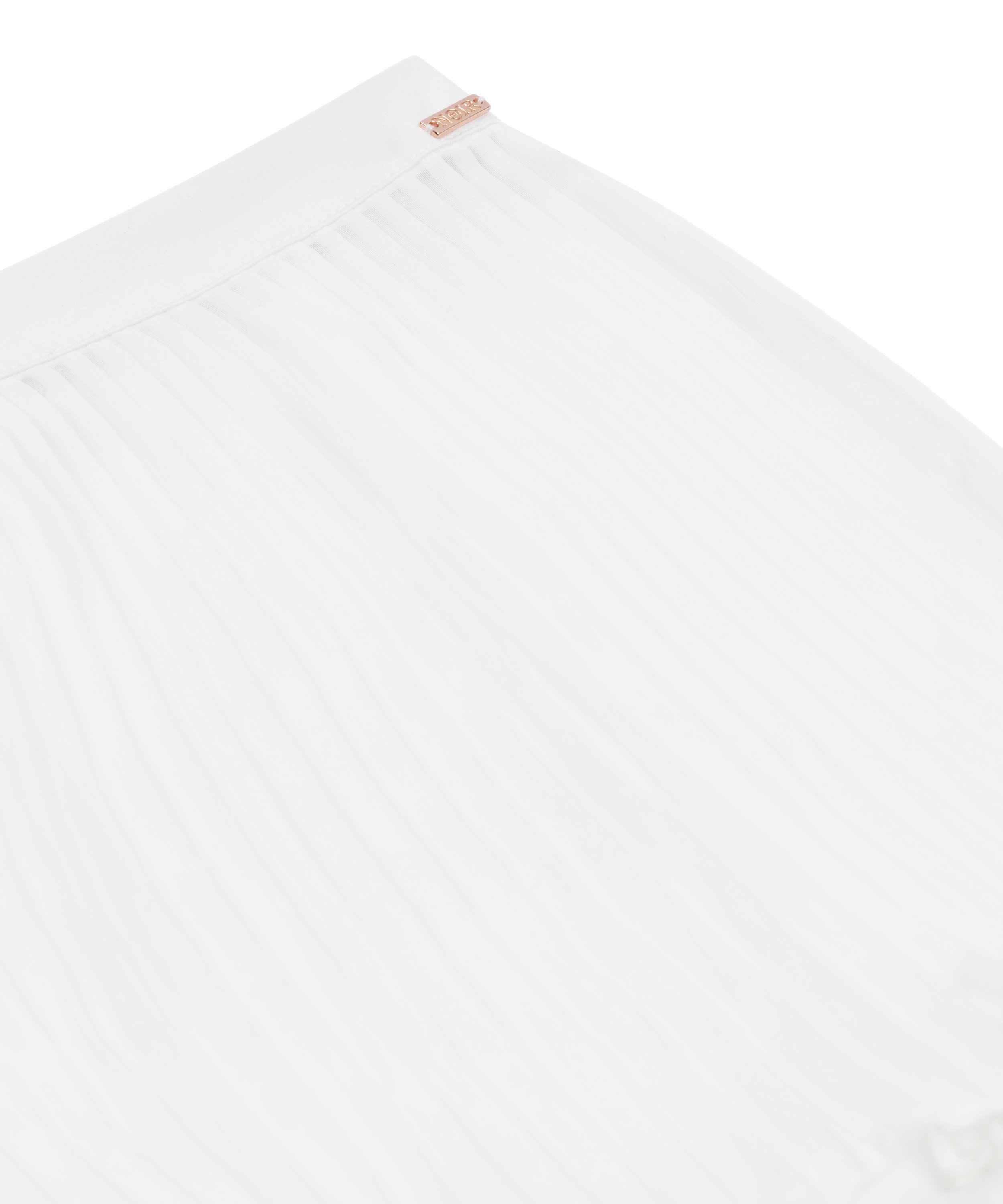 Plisse Lace Shorts, White, main