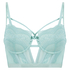 Ashley Padded Underwired Longline Bra, Blue