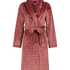 Fleece Bathrobe, Purple