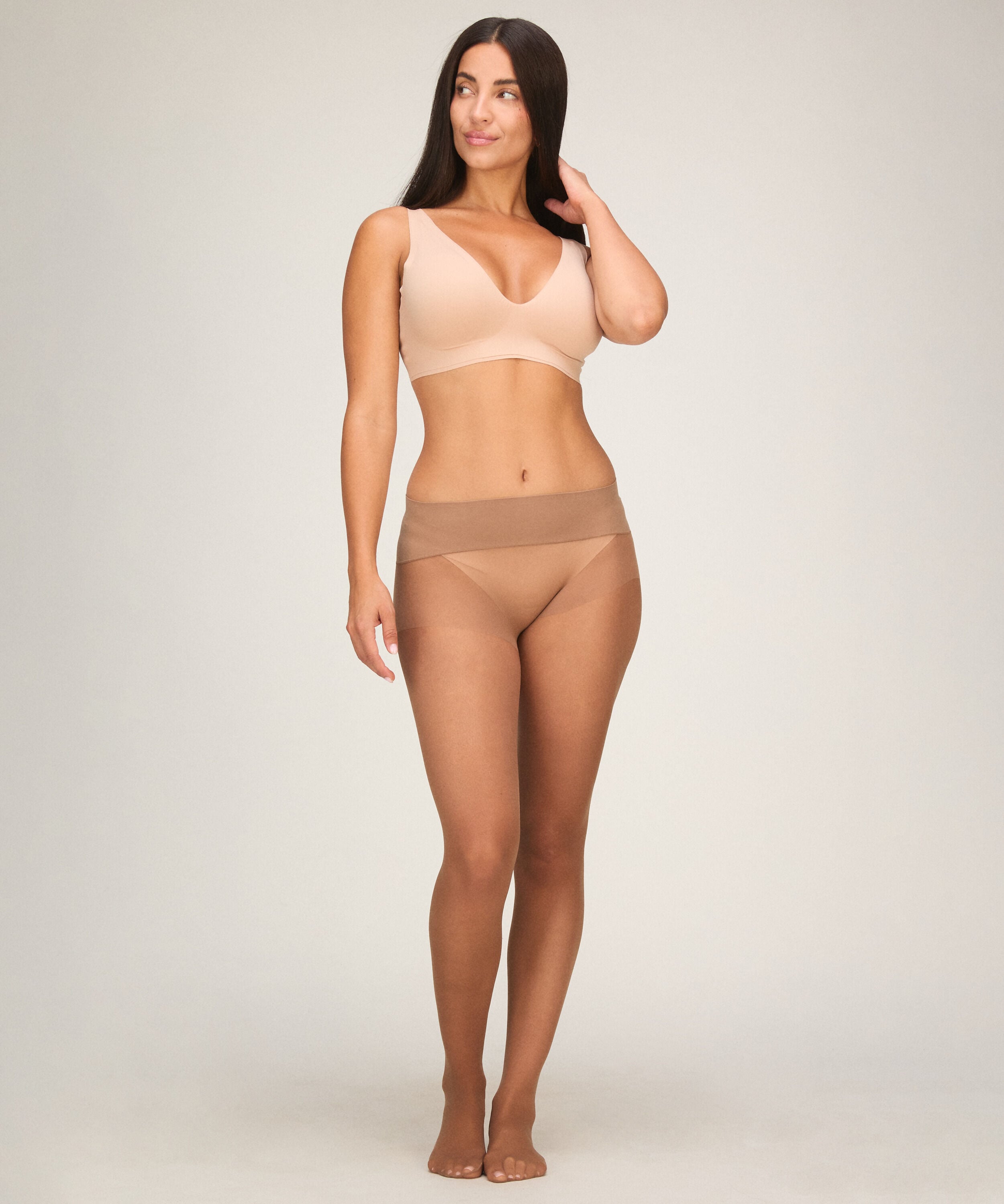 Tight 20 Denier Seamless Velver Touch, Brown