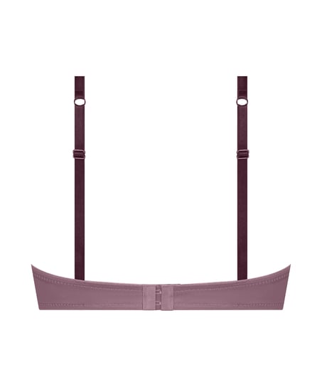 Lace & Shine Padded Underwired Bra, Purple