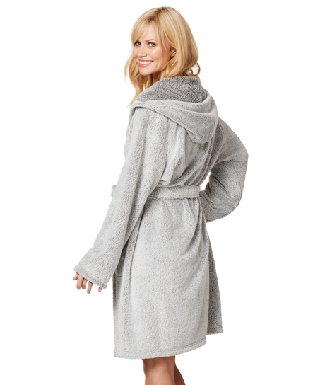 Bathrobe Snuggle, Gray