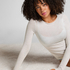 super soft Boatneck shirt with Cashmere, Beige