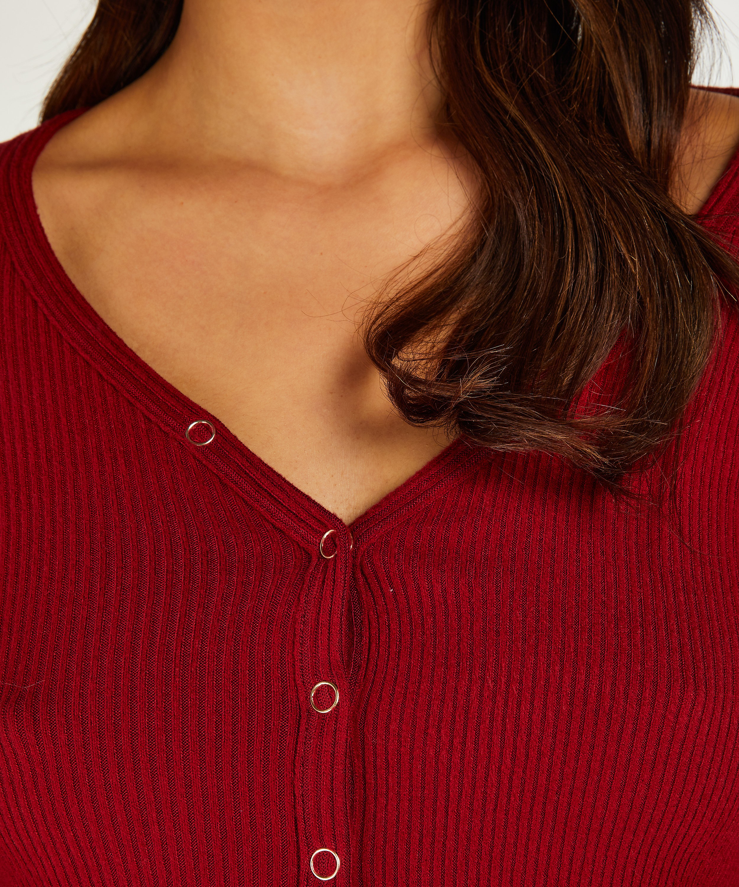 Brushed Short Onesie, Red, main