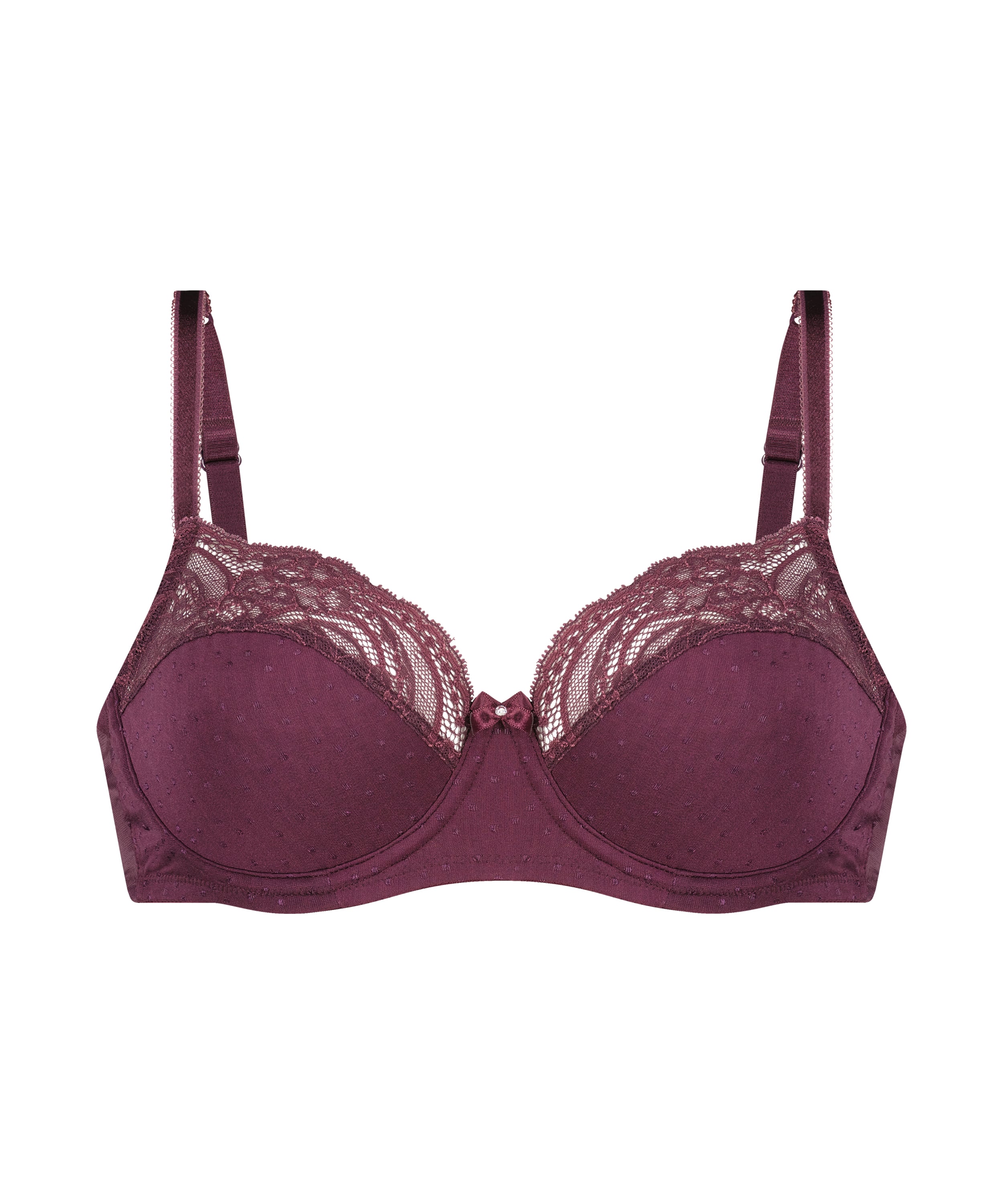 Sophie Non-Padded Underwired Bra, Purple, main