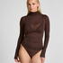 super soft Turtleneck shirt with Cashmere, Brown