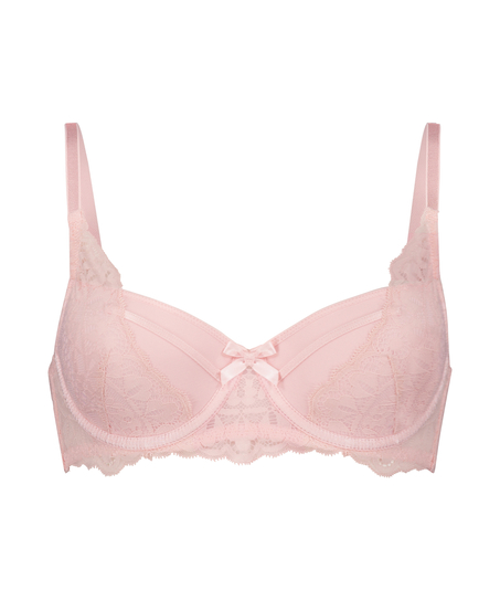 Elle Padded Underwired Bra, Pink
