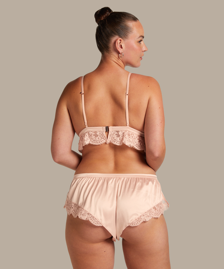 Valerie Lace French Knicker, Pink