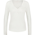 Long-Sleeved Pyjama Top, White