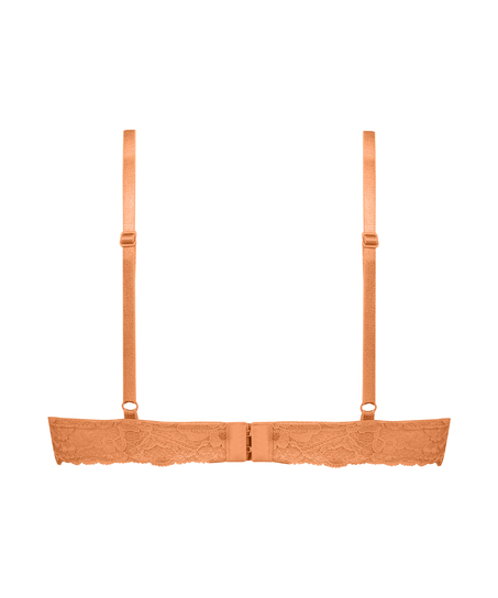 Marine Padded Underwired Bra, Orange