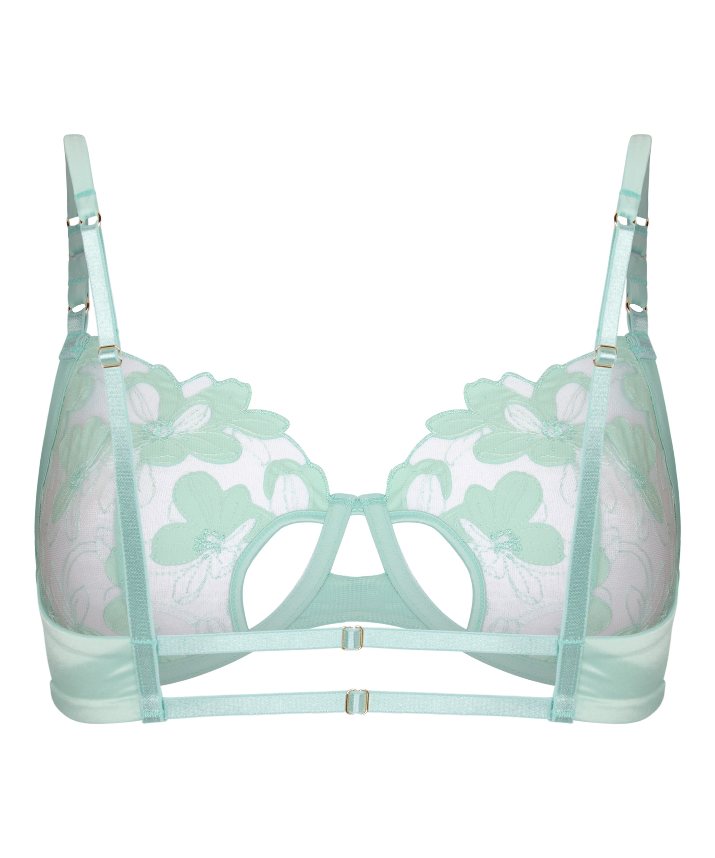 Non-Padded Underwired Bra Beatrice, Green, main