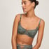 Grace Padded Underwired Bra, Green