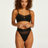 Bralette Mesh Flexing, Black