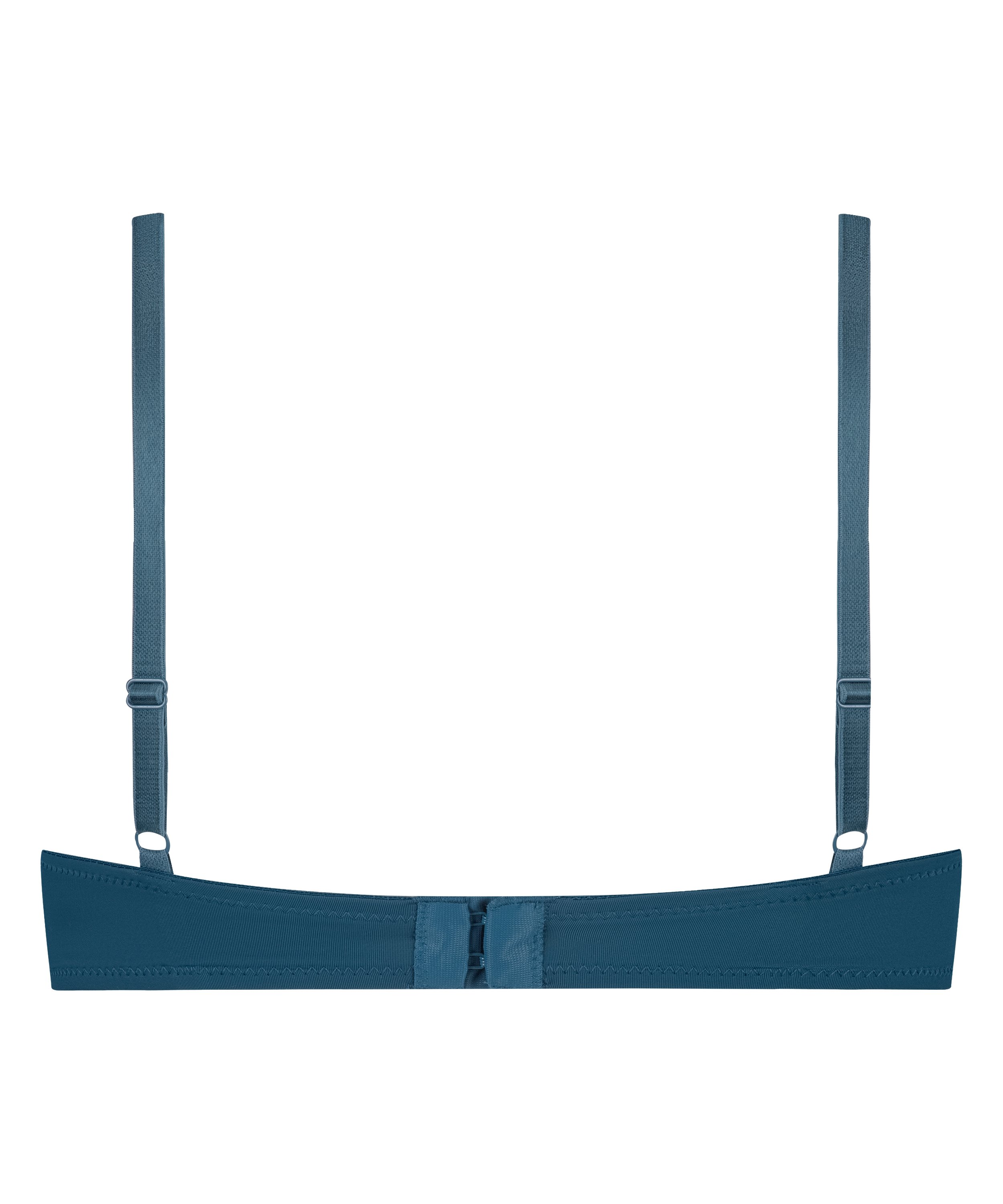 Plunge Padded Underwired Bra, Blue, main