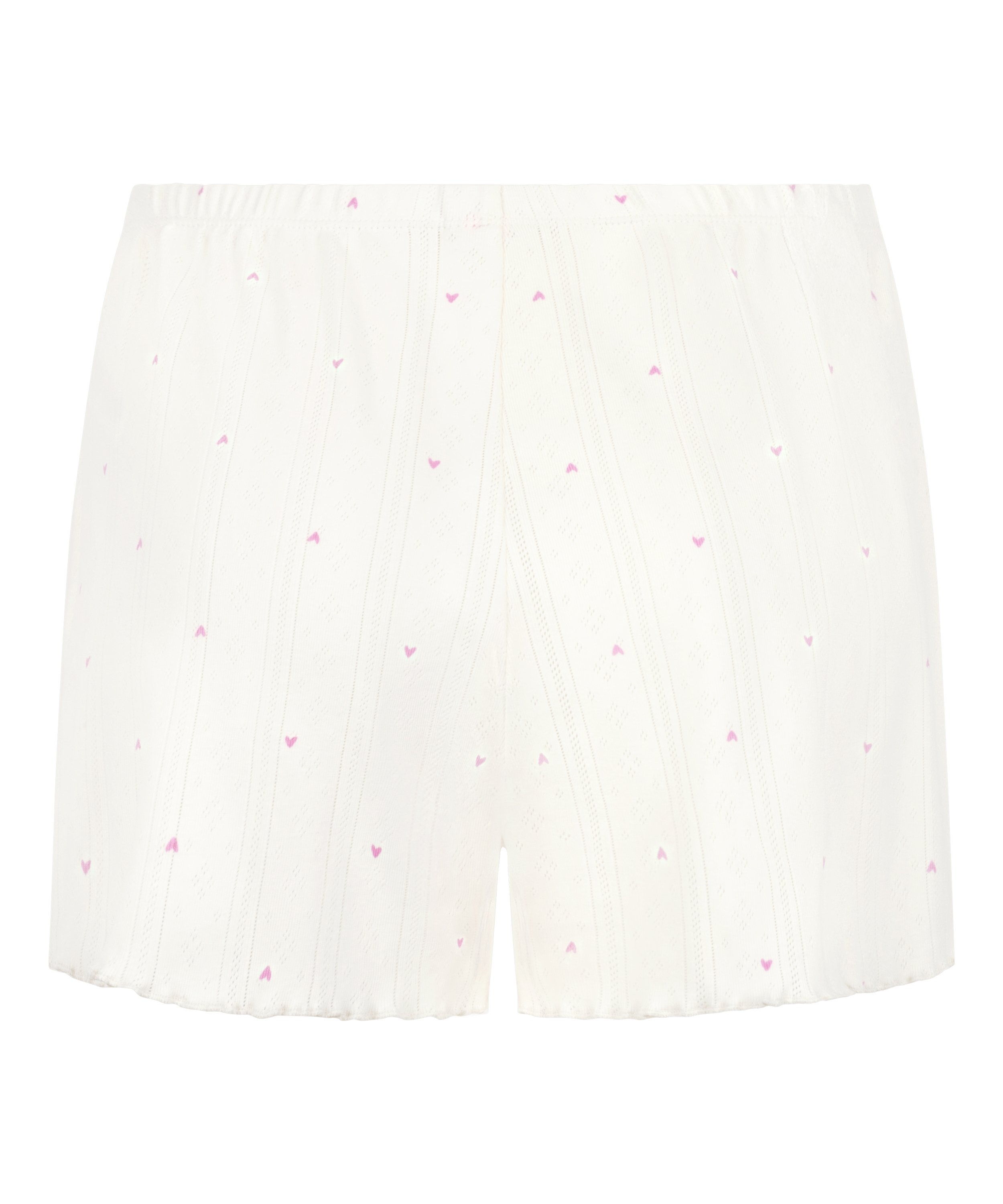 Pointelle Short, White, main