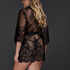 Isabelle Lace Kimono, Black