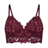 Shiloh Padded Longline Non-Underwired Bra, Red