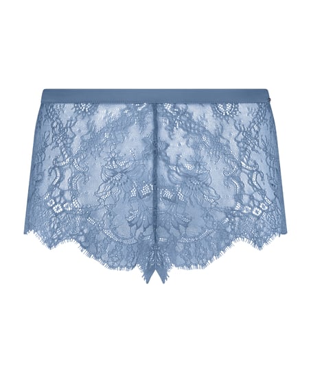 Delphine Lace Shorts, Blue