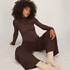 Cashmere Blended Socks, Beige
