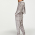 Flannel Fleece Onesie, Gray