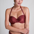 Dune Bandeau Bikini Top, Red
