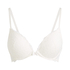Marine Padded Push-Up Underwired Bra, White