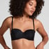 Jane Padded Strapless Underwired Bra, Black