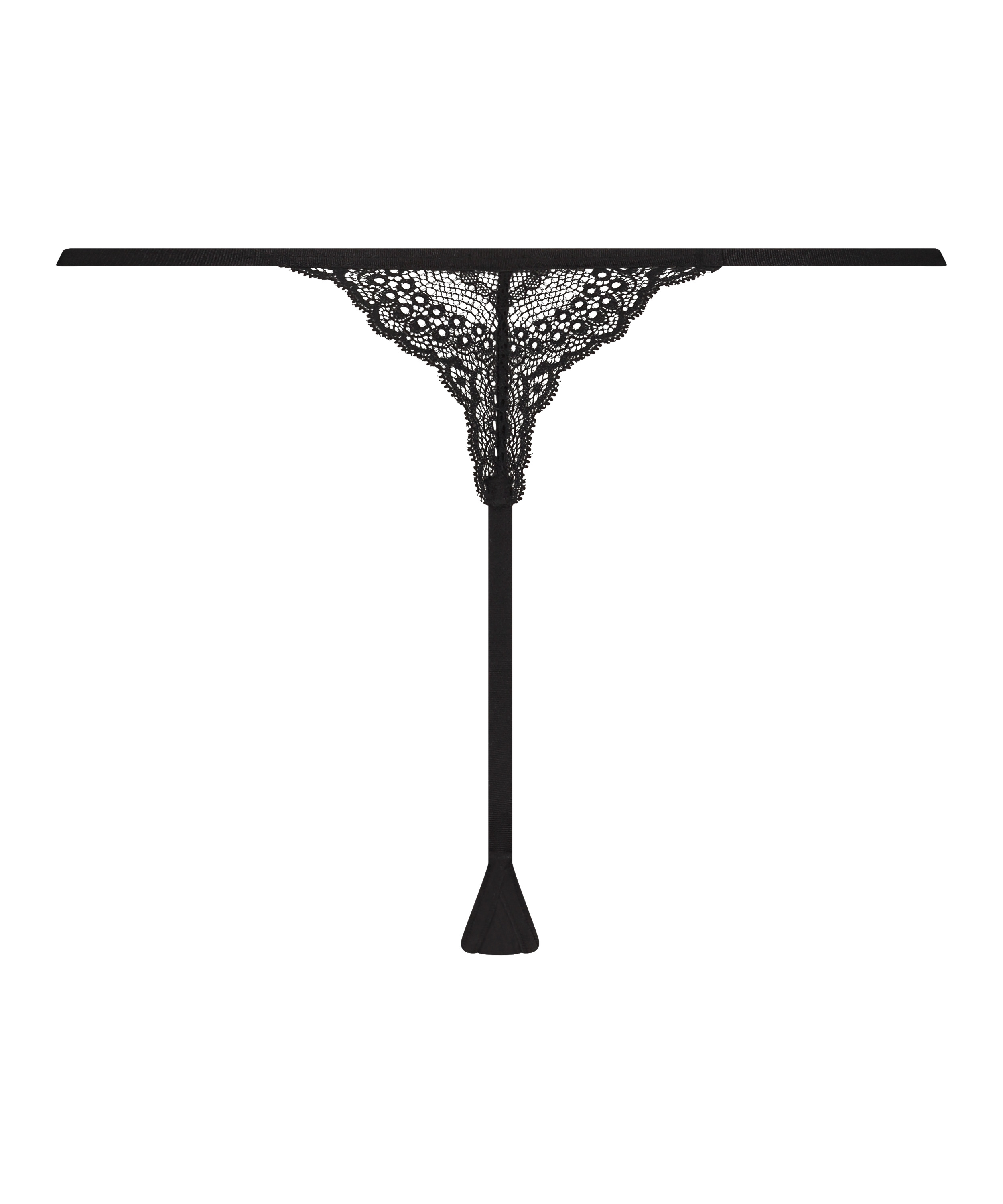 Kaiden High Leg Thong, Black, main