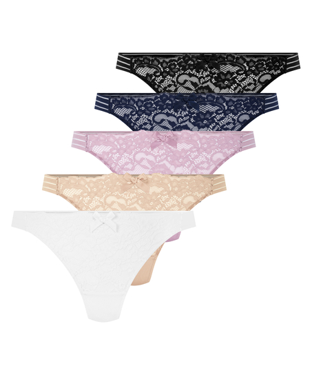 5-pack Sully Thong, Blue