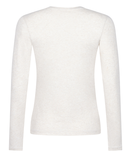 Longsleeved Shirt from Soft Cotton, Beige