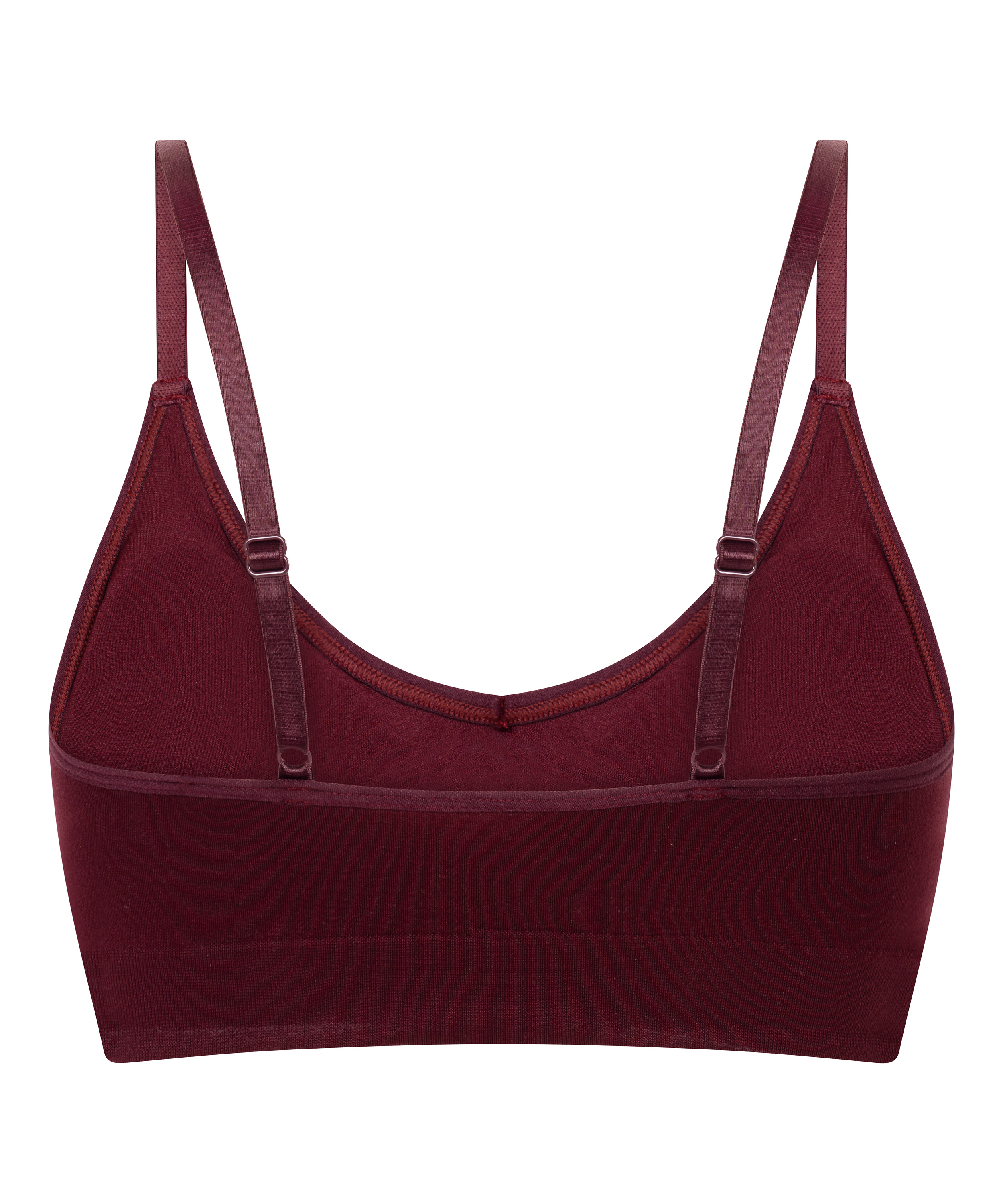 Dide Triangle Bralette, Red, main