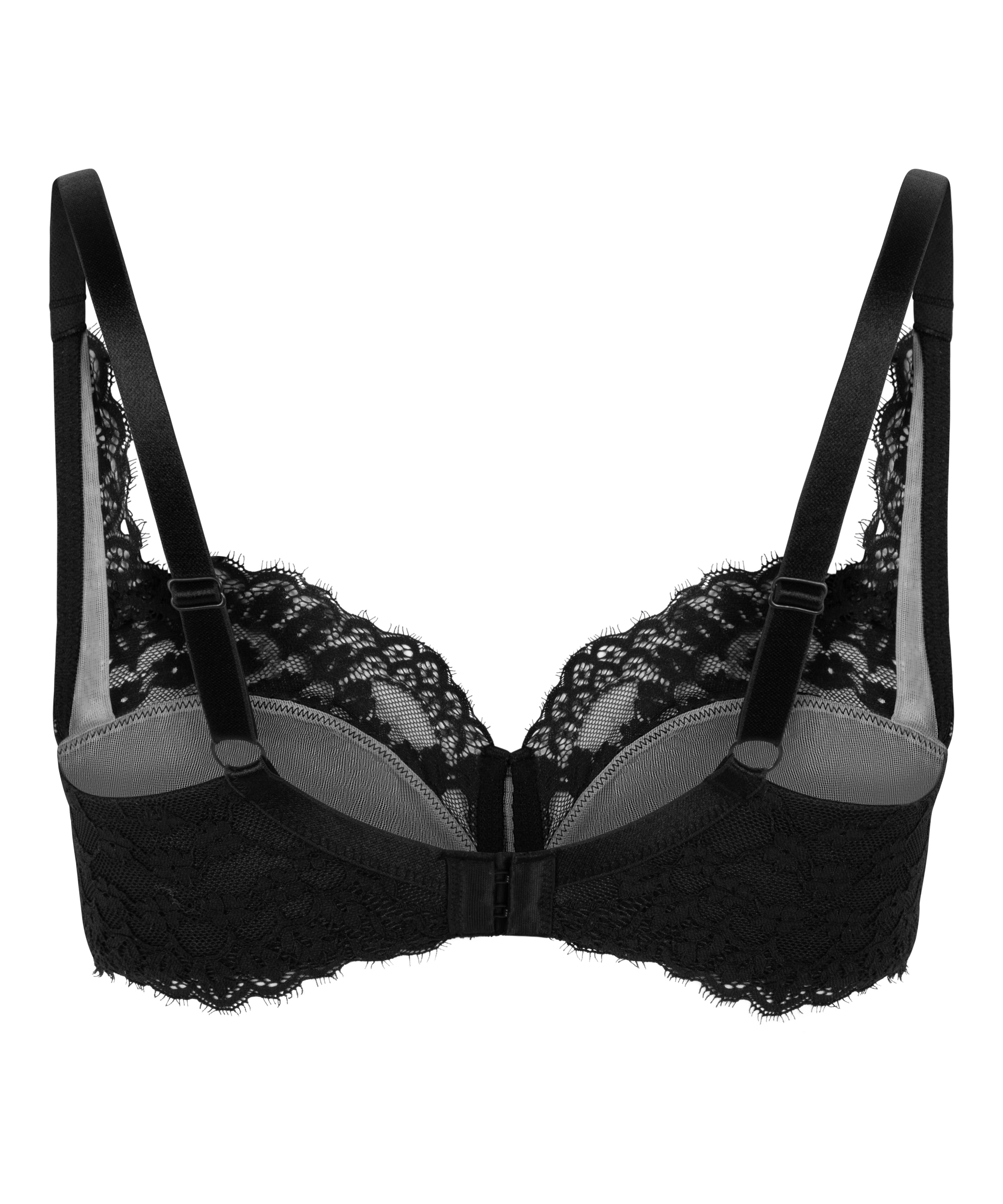 Daisy Non-Padded Underwired Bra, Black, main