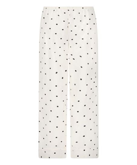 Pant Cotton Dot, White