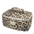 Toiletry Bag Leopard, White