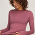 super soft Boatneck shirt with Cashmere, Purple