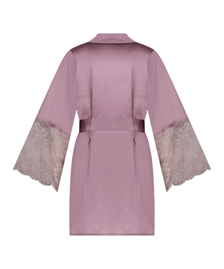 Satin Kimono, Purple