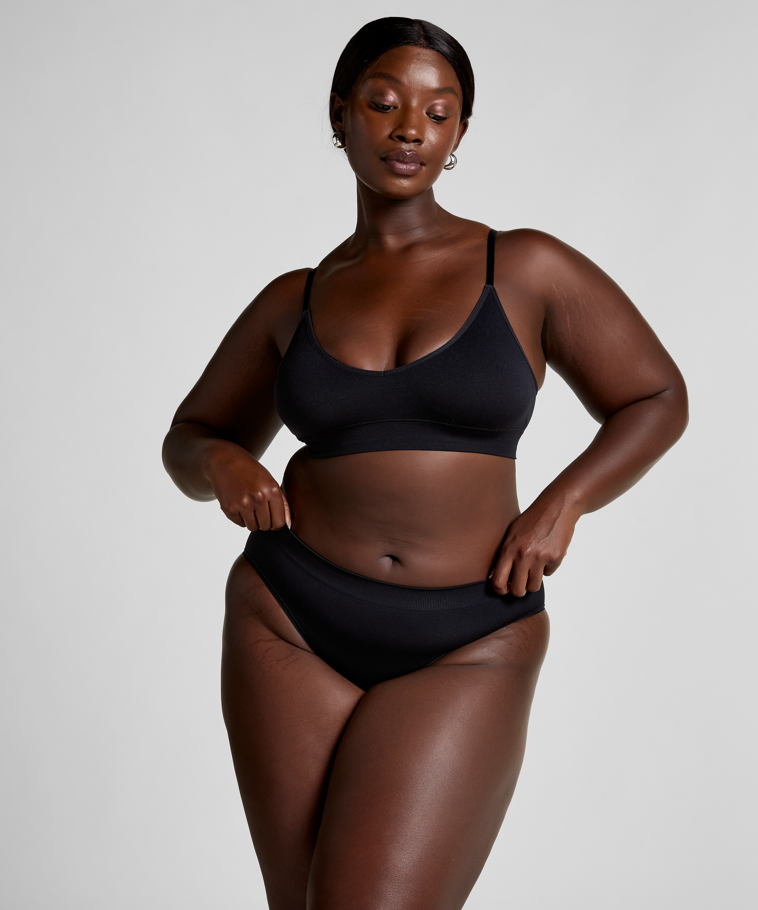 Dide High Knickers, Black, main