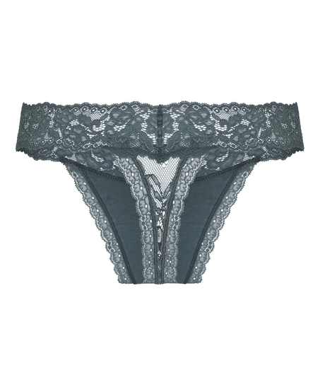 Madison Extra Low Thong, Blue