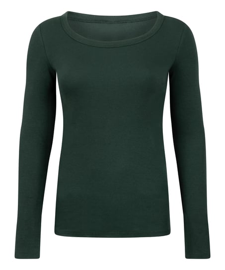 Cotton Pyjama Top, Green