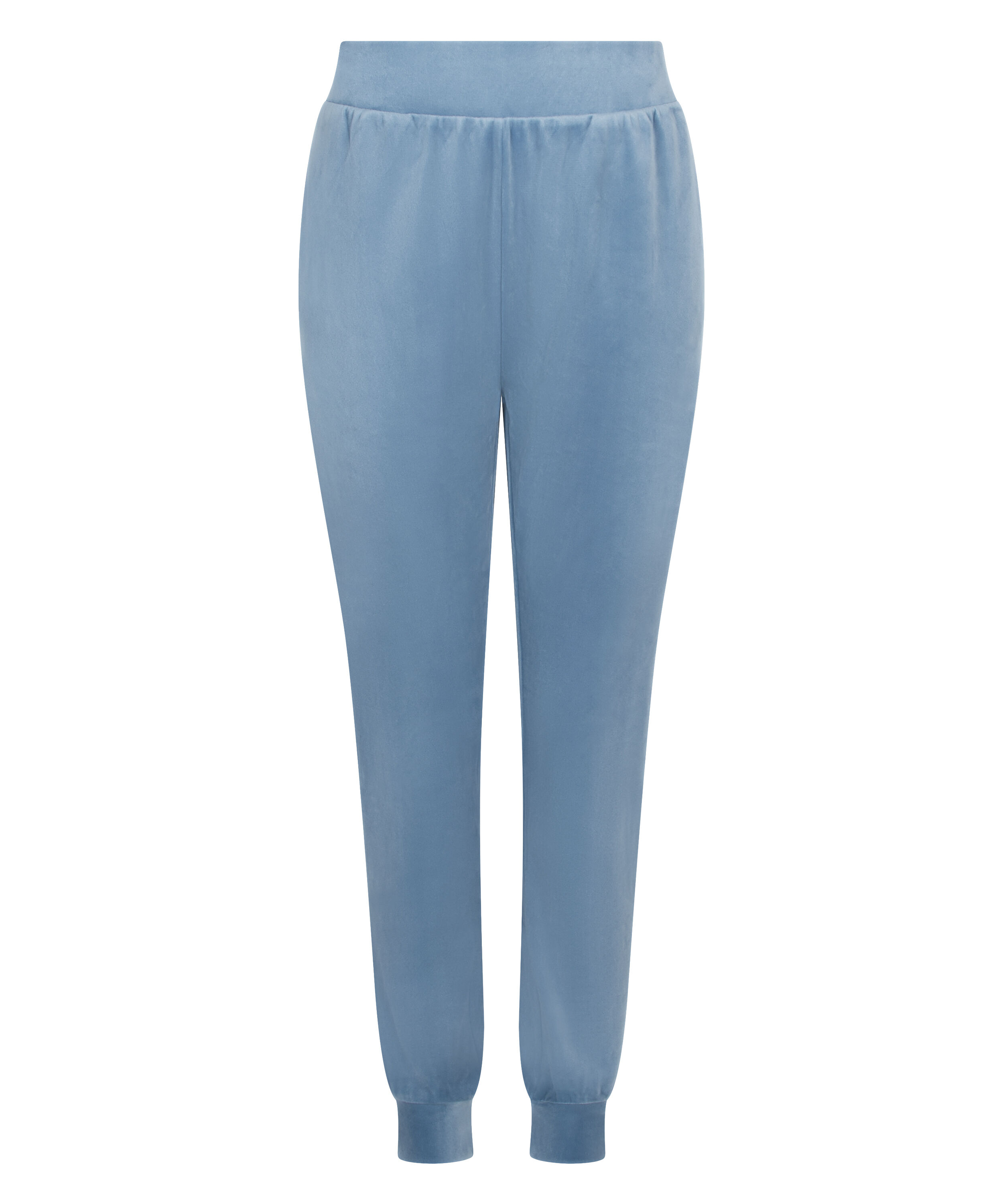 Velours Jogging Pants, Blue