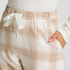 Flannel Pyjama Pants, Beige