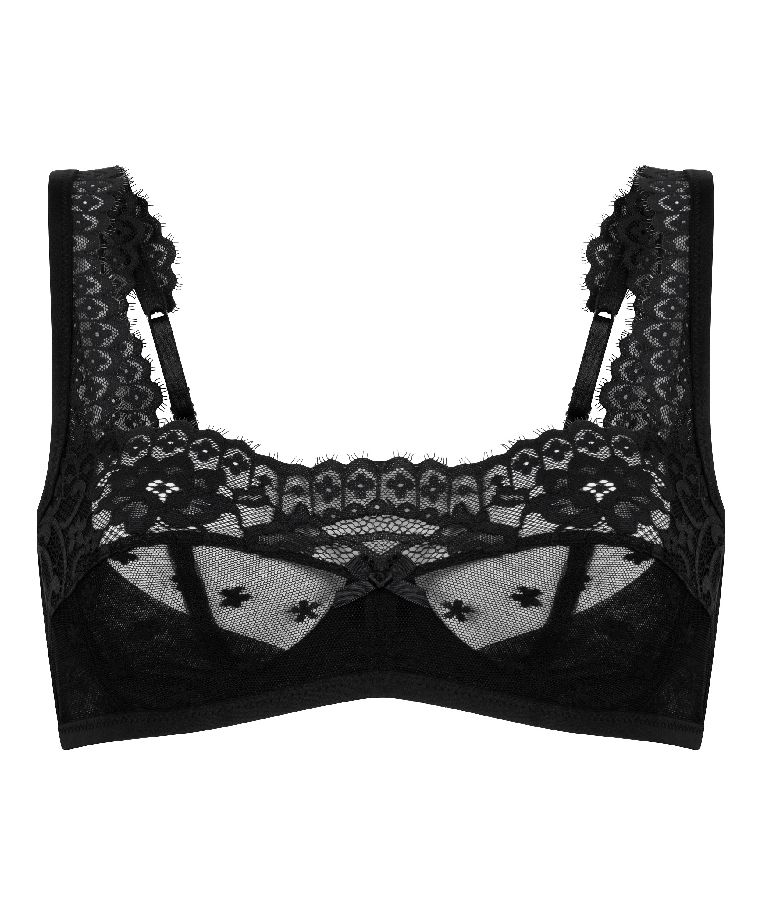 Valora Non-Padded Underwired Bra, Black, main